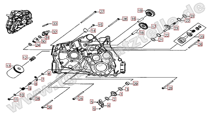 Motorgehäuse links (1)