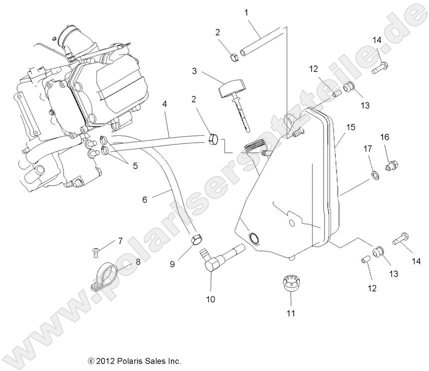 ENGINE, OIL SYSTEM and OIL TANK
