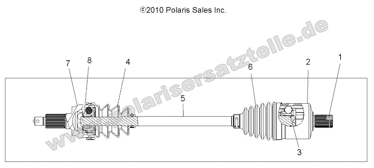 Drive Train, Drive Shaft, Front Drive Train, Drive Shaft, Front