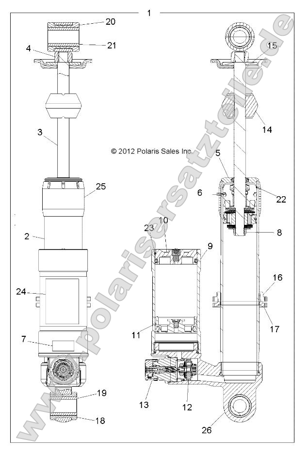 Suspension, Shock, Front