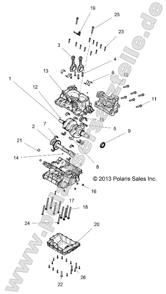 Engine, Crankcase and Crankshaft Engine, Crankcase and Crankshaft