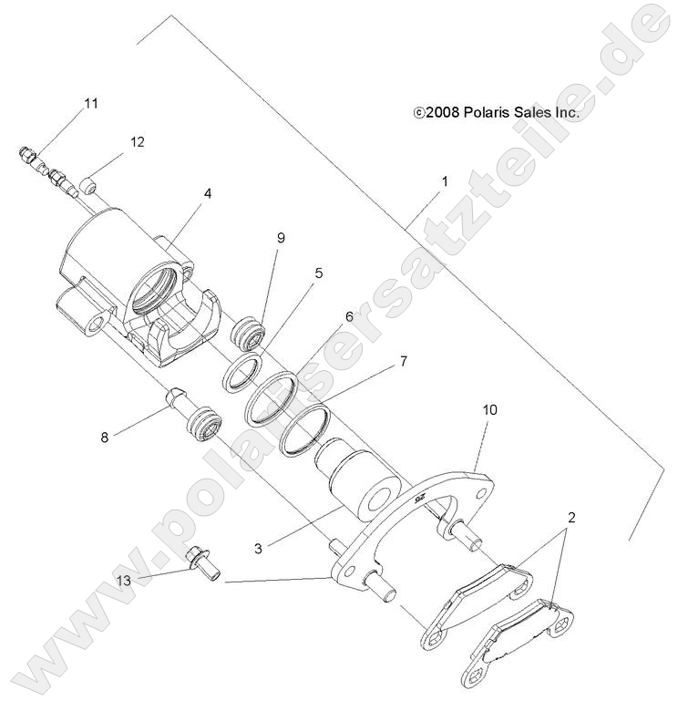 BRAKES, REAR CALIPER