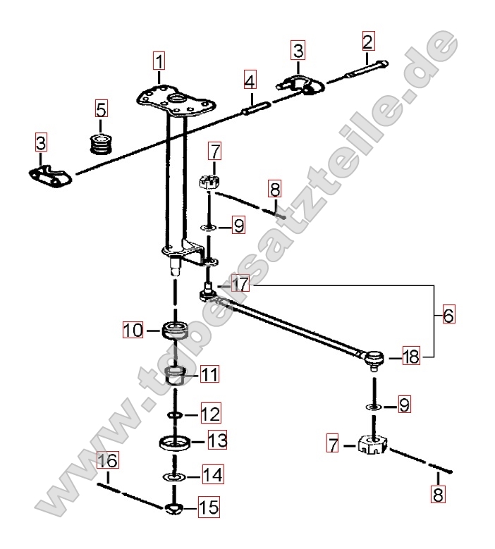 Lenksäule - Spurstange Lenksäule - Spurstange
