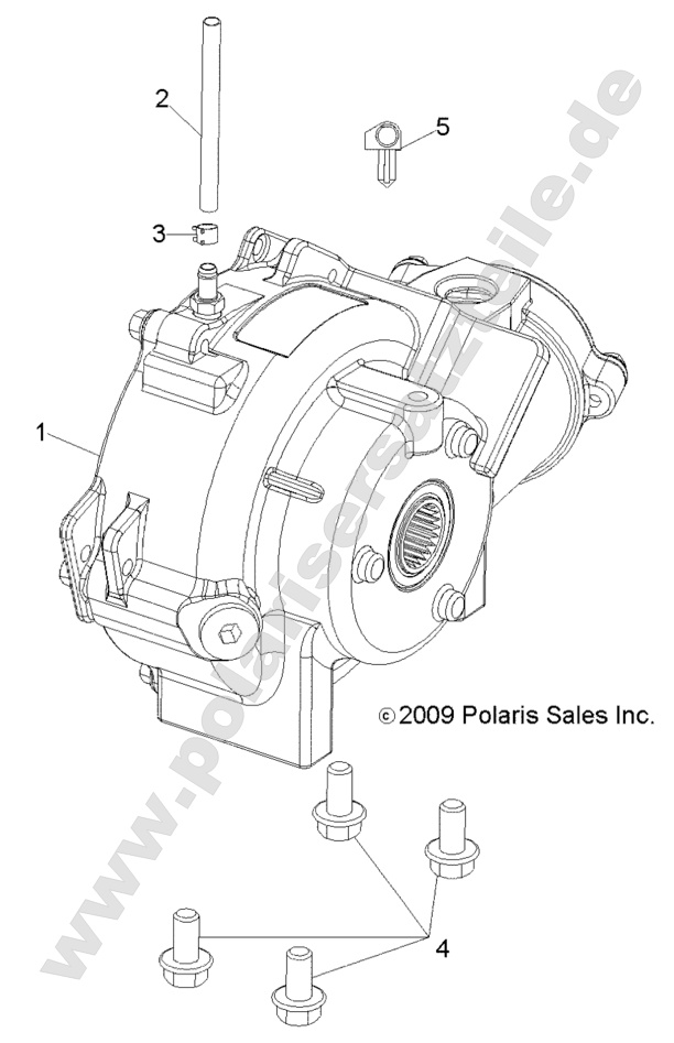 Drive Train, Front Gearcase Mounting