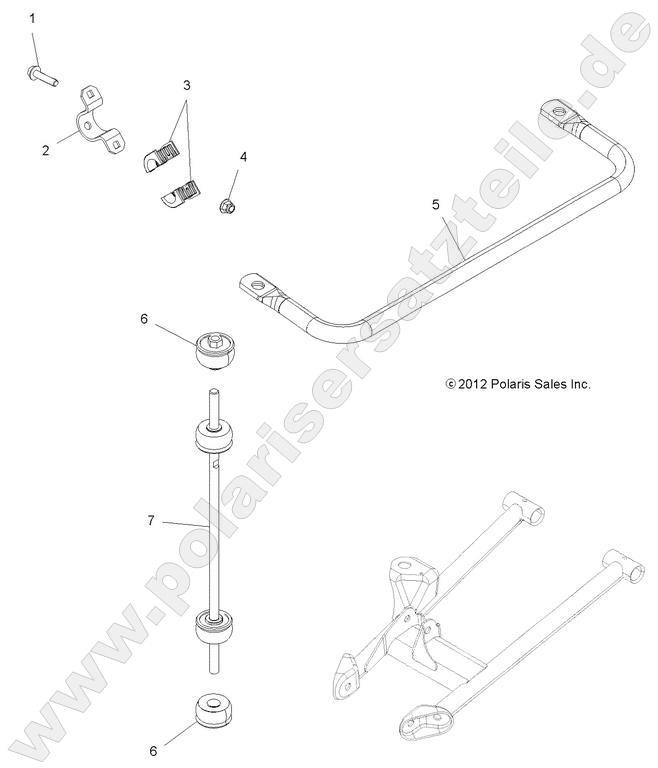 SUSPENSION, STABILIZER BAR SUSPENSION, STABILIZER BAR