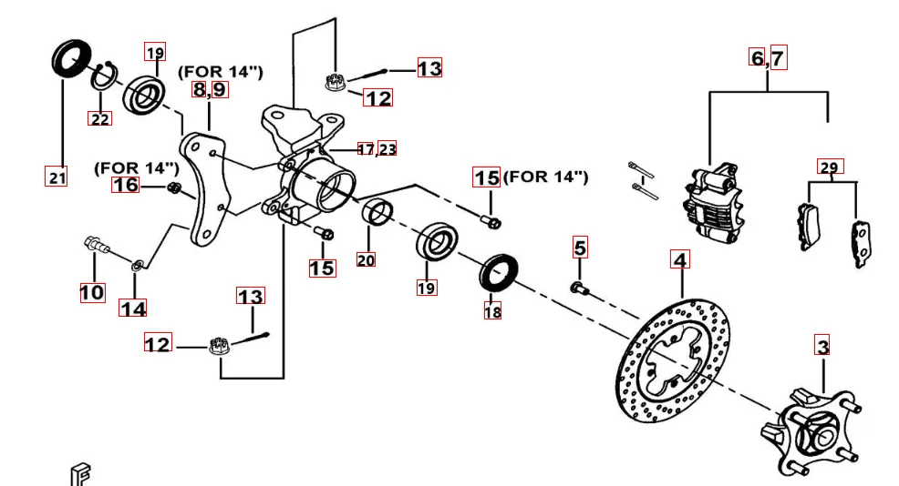 Vorderradbremse Vorderradbremse