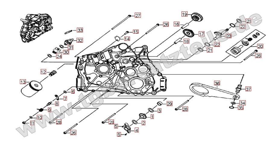 Motorgehäuse links (1)