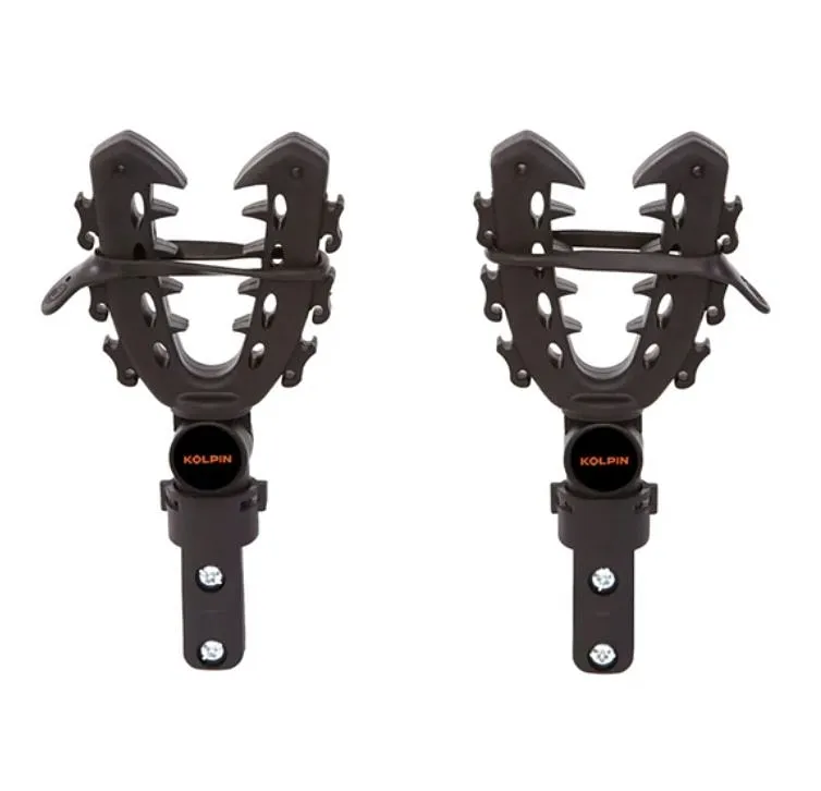 Kolpin Rhino Grip XL - Single Clip - 2 Stück - Werkzeug / Waffen Halterung - Gitterrohr Gepäckträger