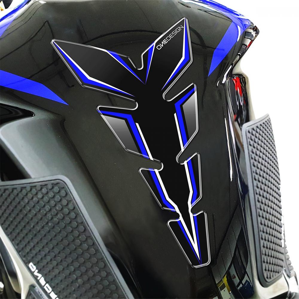 OneDesign Tankpad Moon Slim "schwarz-blau" Design - Universal