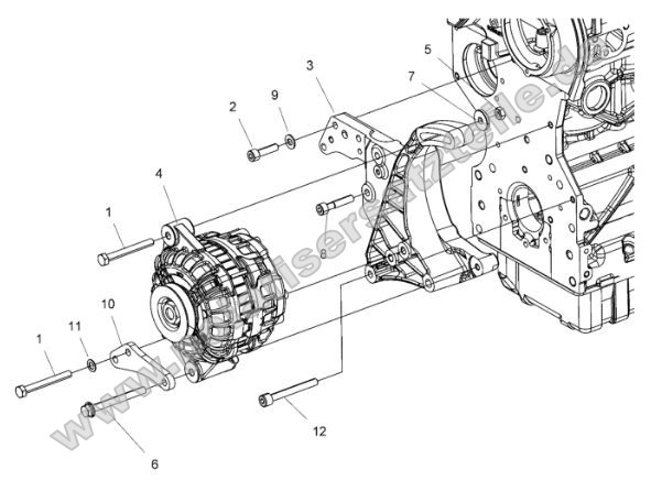 Engine, Alternator Engine, Alternator