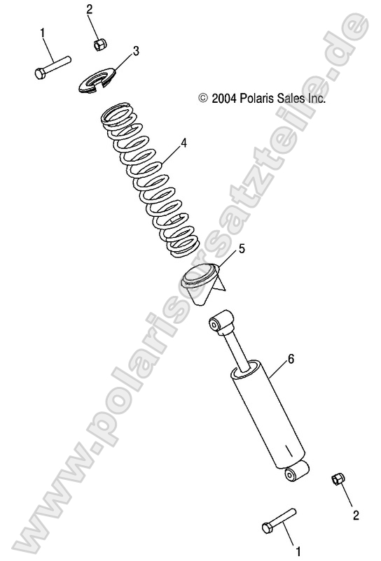REAR SHOCK 6X6 REAR SHOCK 6X6