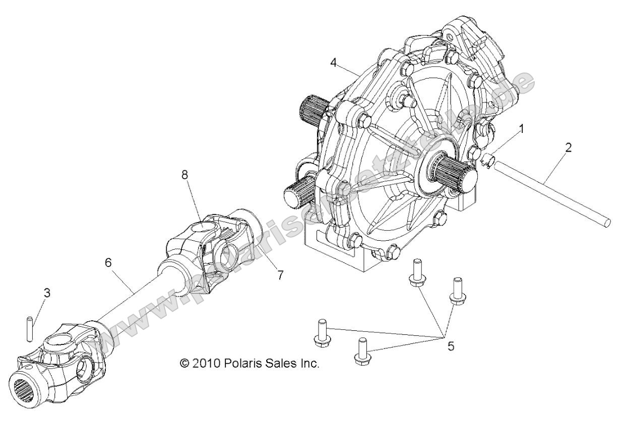 Drive Train, Mid Gearcase Mounting