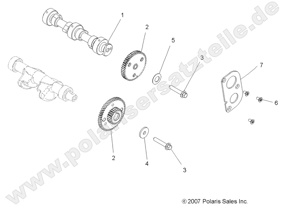 ENGINE, CAMSHAFT and GEARS ENGINE, CAMSHAFT and GEARS