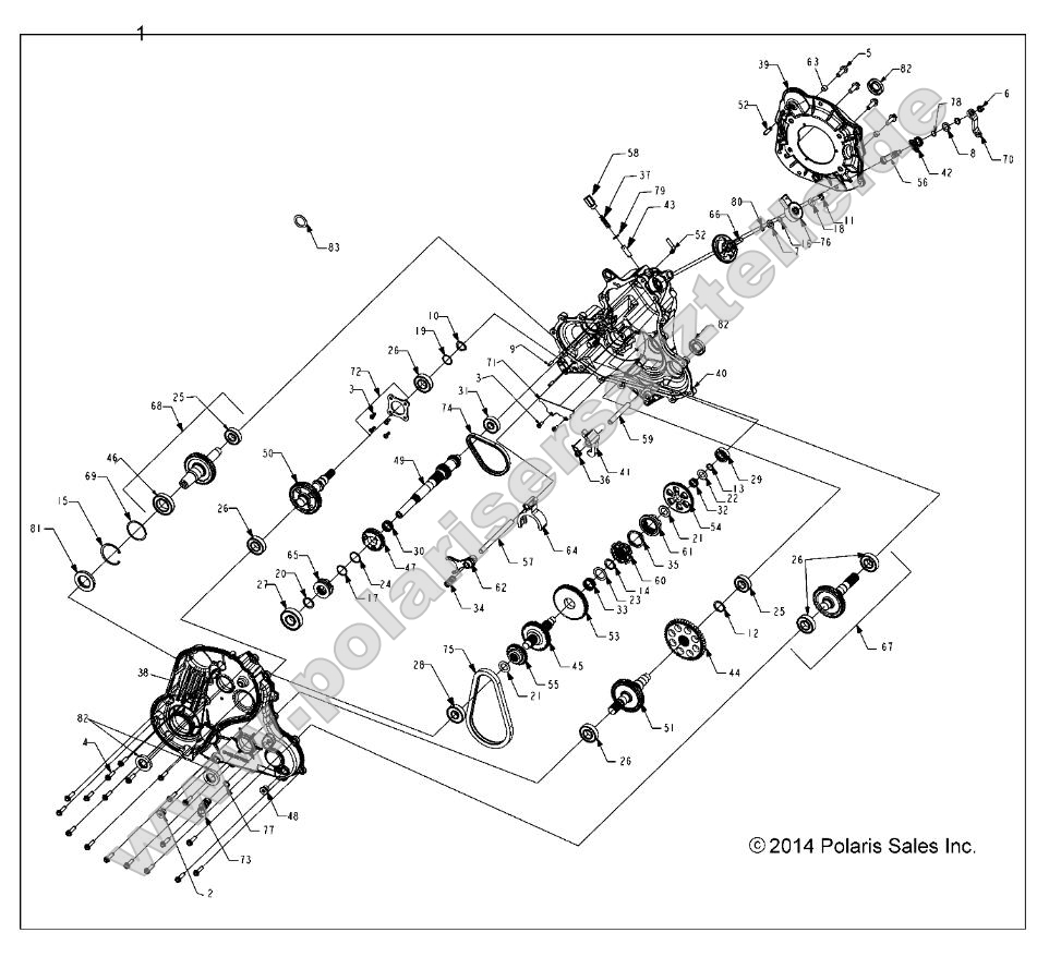 Drive Train, Main Gearcase Drive Train, Main Gearcase