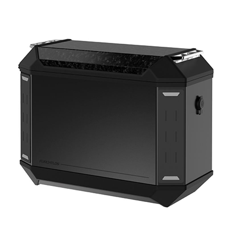 Furchtlos RANGER ADV Alu Seitenkoffer links - 36 Liter - anthrazit-schwarz