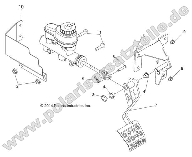Brakes, Pedal and Master Cylinder Mounting Brakes, Pedal and Master Cylinder Mounting