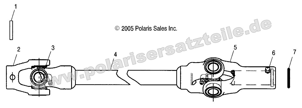 Drive Train, Front Prop Shaft