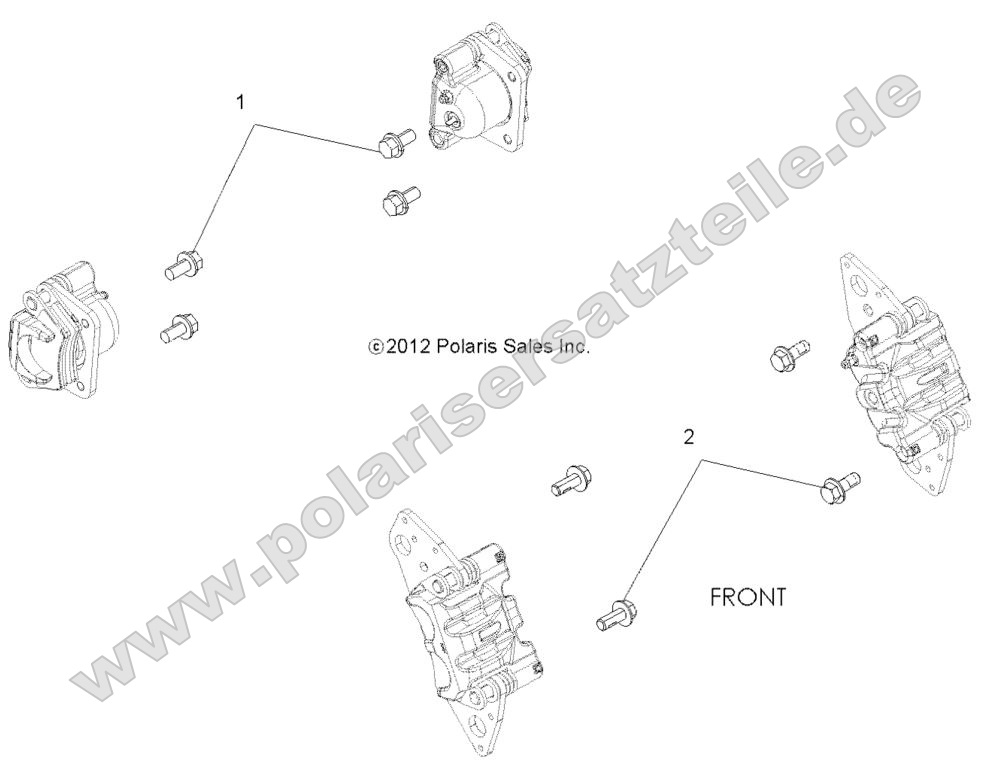 Brakes, Caliper Mounting