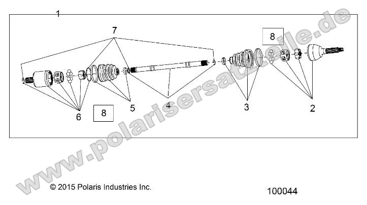 Drive Train, Front Half Shaft