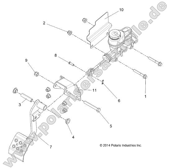 Brakes, Pedal and Master Cylinder Mounting Brakes, Pedal and Master Cylinder Mounting