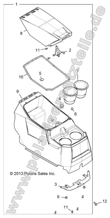 Body, Center Console Body, Center Console