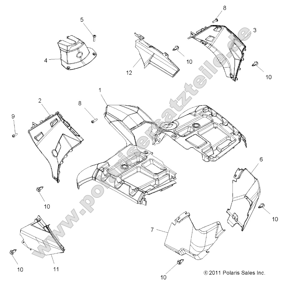 Body, Front Cab Body, Front Cab
