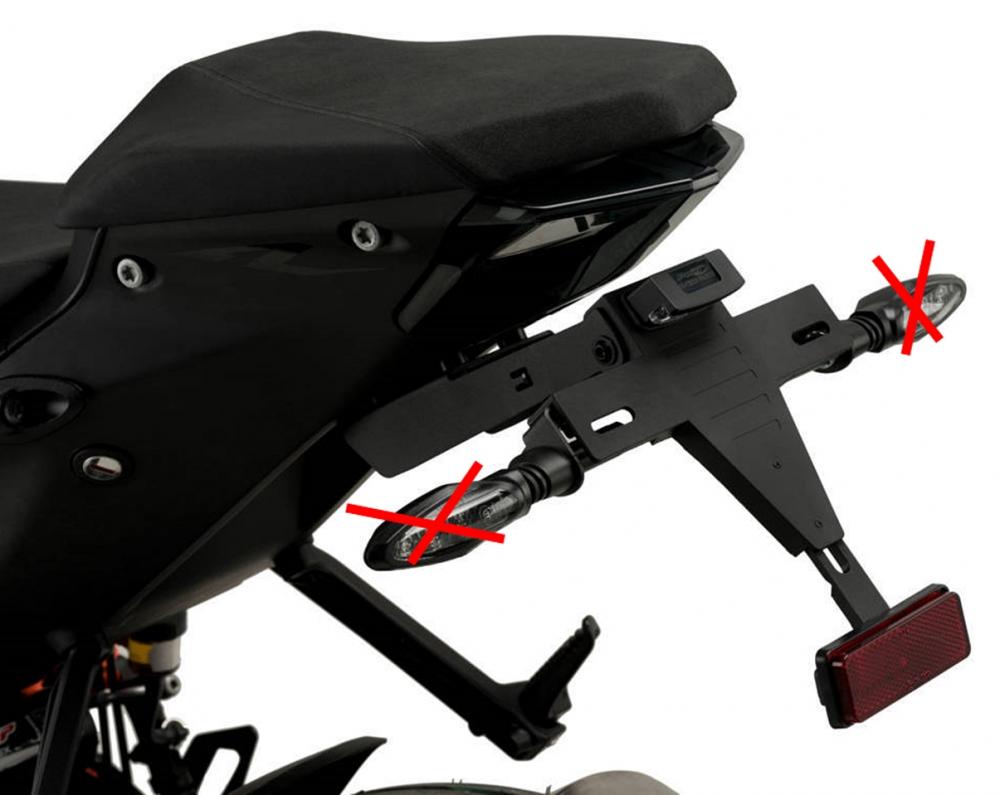 Puig Kennzeichenhalter Set - KTM 1290 Superduke R 2020-22