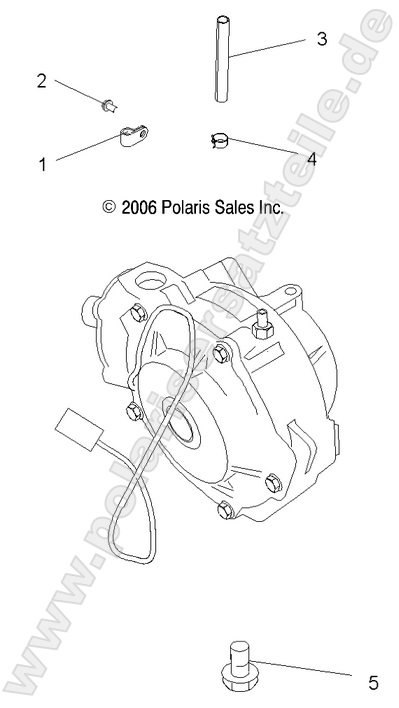 DRIVE TRAIN, FRONT GEARCASE MOUNTING