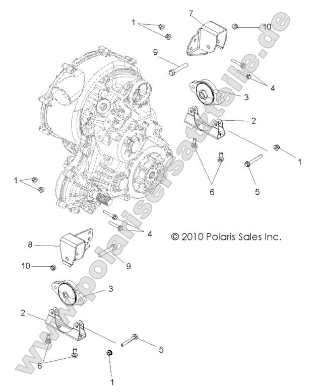 Drive Train, Transmission Mounting