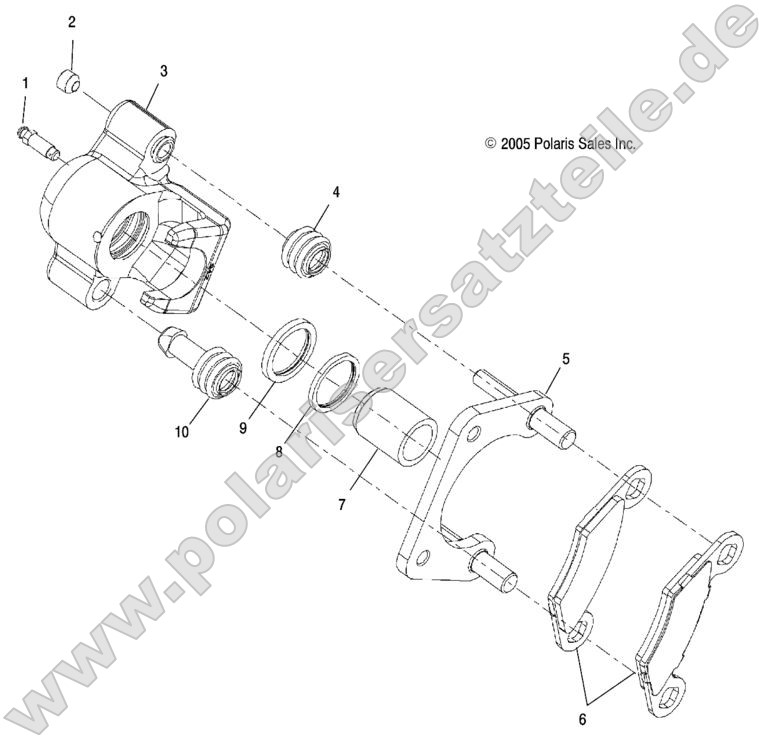 Brakes, Caliper, Rear Brakes, Caliper, Rear
