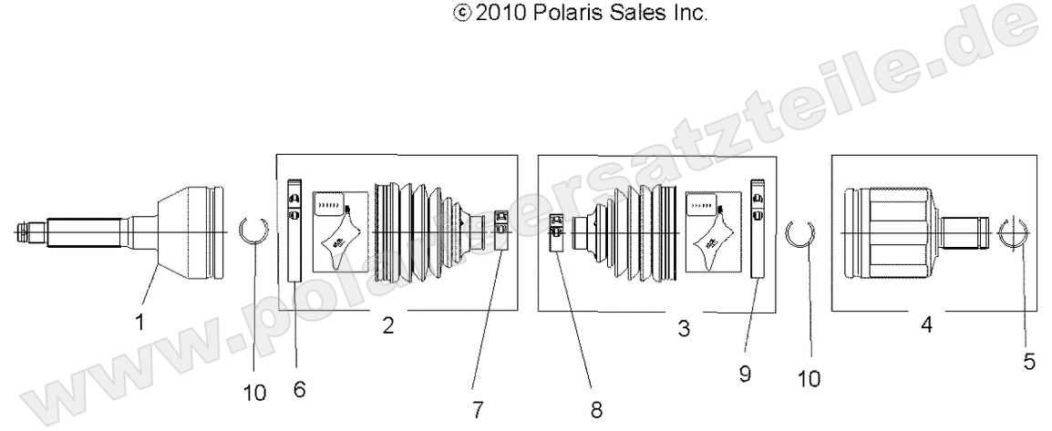 DRIVE TRAIN, FRONT DRIVE SHAFT