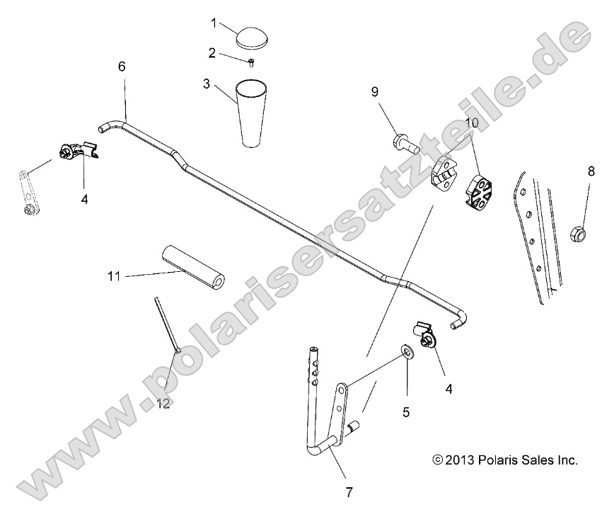 Drive Train, Gear Selector Drive Train, Gear Selector