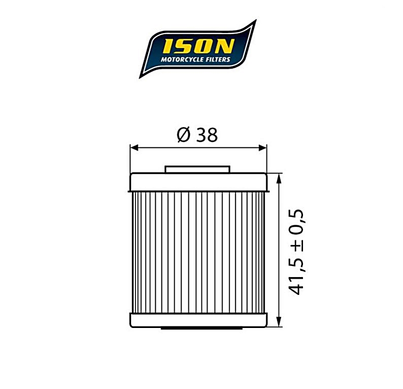 ISON Ölfilter 207 Beta Kawasaki Suzuki