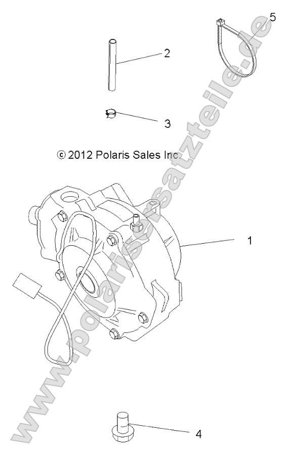 Drive Train, Front Gearcase Mounting Drive Train, Front Gearcase Mounting