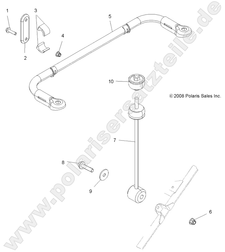 SUSPENSION, STABILIZER BAR SUSPENSION, STABILIZER BAR