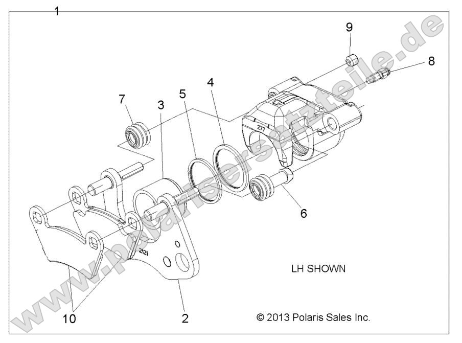 Brakes, Caliper, Front