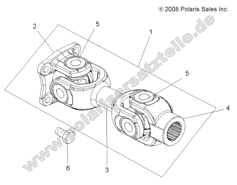 Drive Train, Prop Shaft, Rear Drive Train, Prop Shaft, Rear