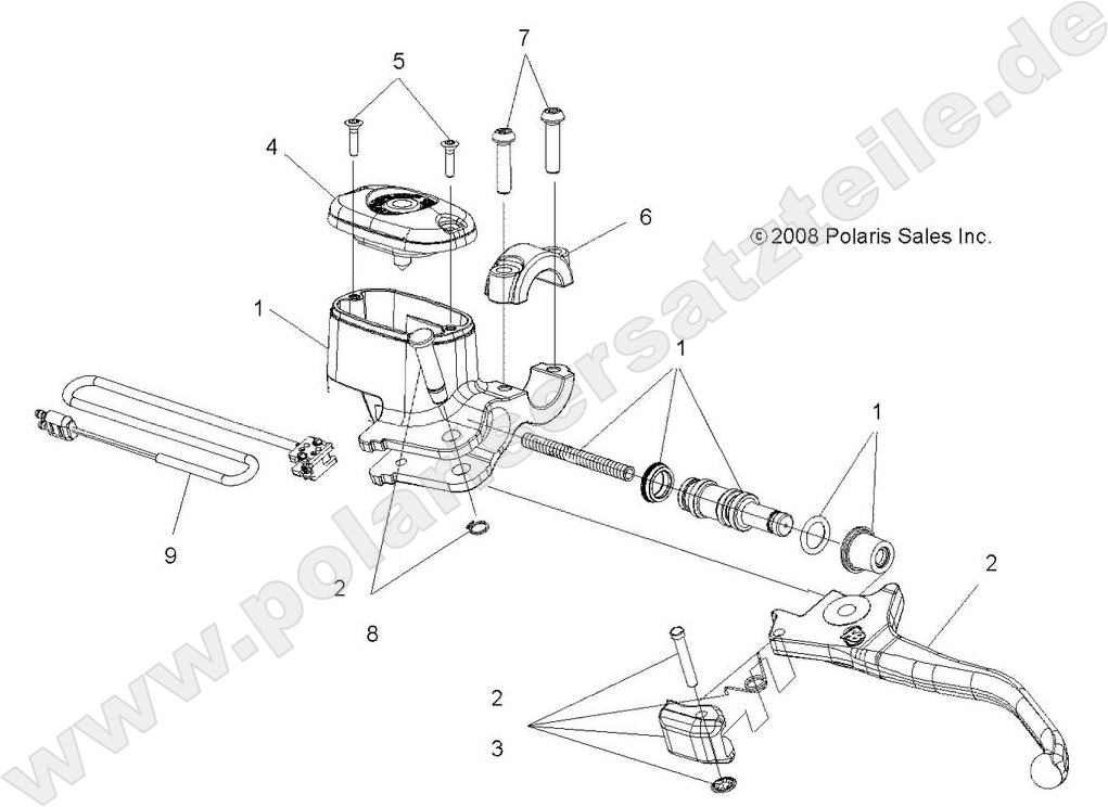 BRAKES, FRONT BRAKE LEVER and MASTER CYLINDER BRAKES, FRONT BRAKE LEVER and MASTER CYLINDER