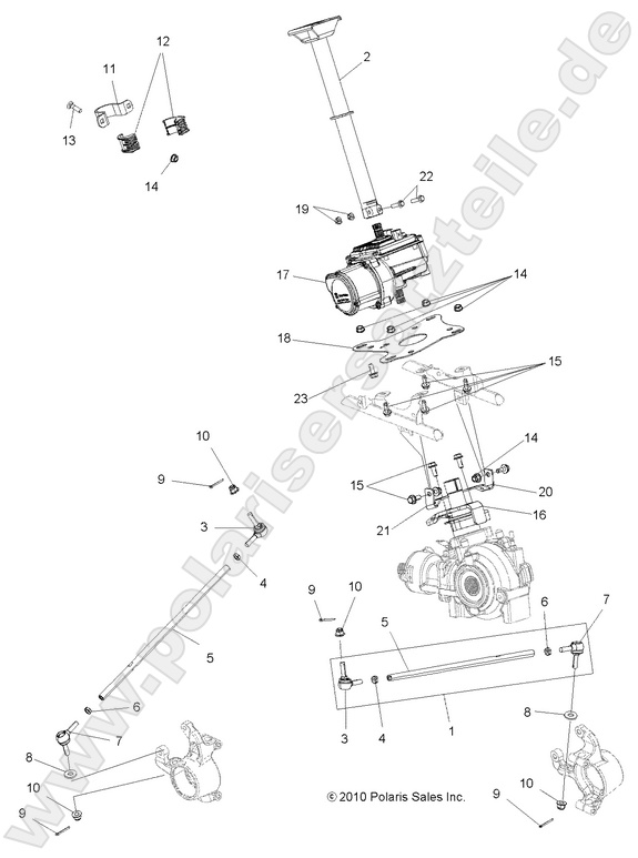 STEERING, STEERING POST ASM.