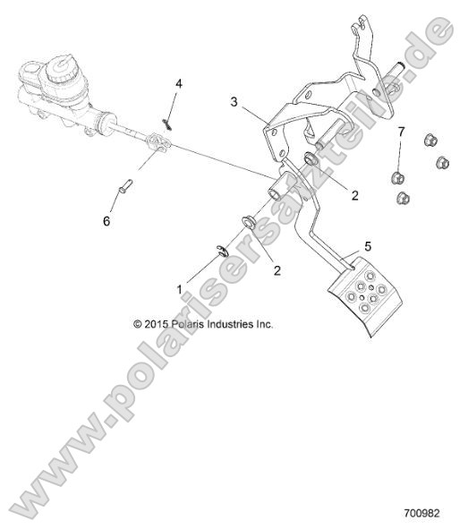 Brakes, Pedal and Master Cylinder Mounting