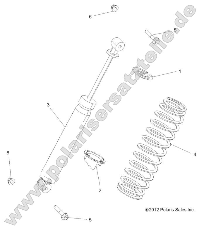 Suspension, Rear Shock Suspension, Rear Shock