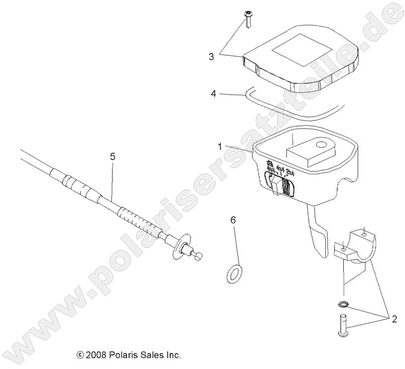 STEERING, CONTROLS, THROTTLE ASM. and CABLE