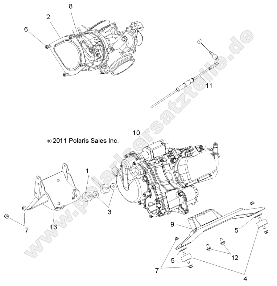 Engine, Mounting Engine, Mounting