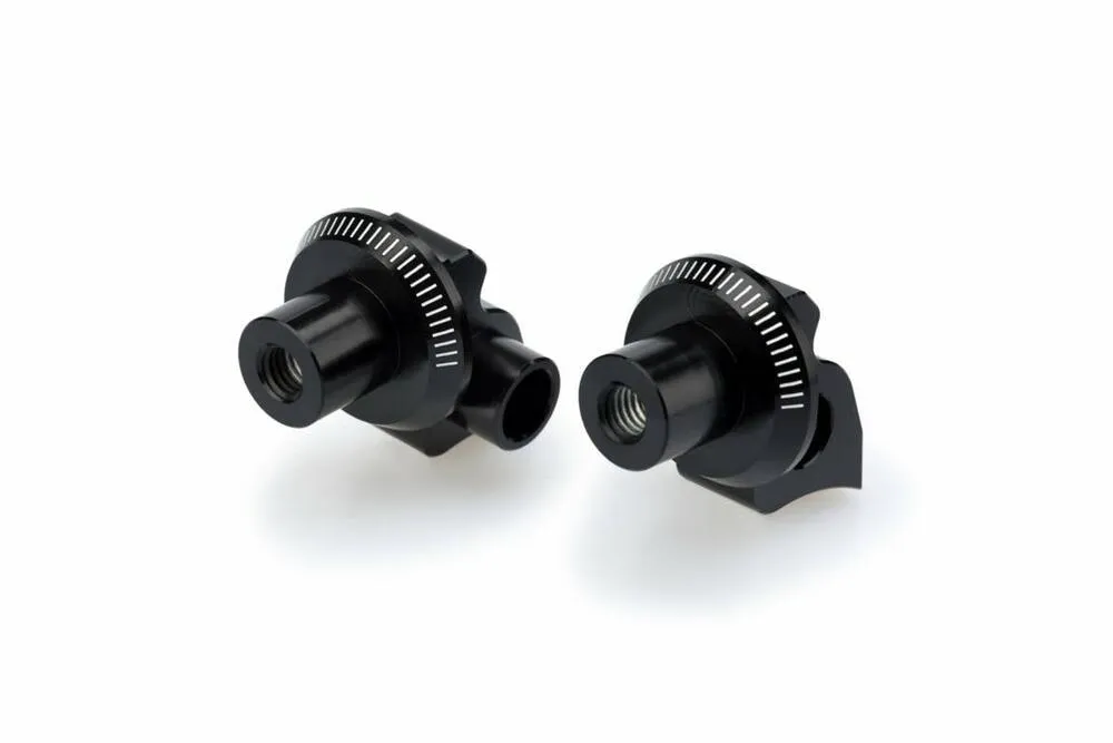 PUIG FUSSRASTEN FAHRER ADAPTER SET RECHTS/LINKS APRILIA - 9641N