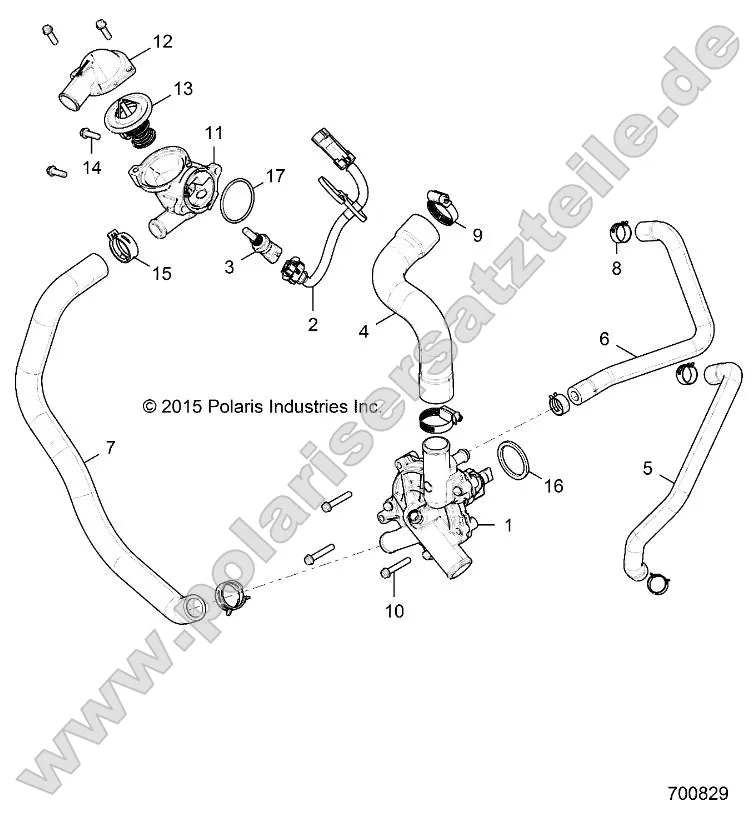Engine, Waterpump and Bypass Engine, Waterpump and Bypass