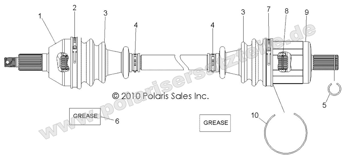 Drive Train, Front Drive Shaft