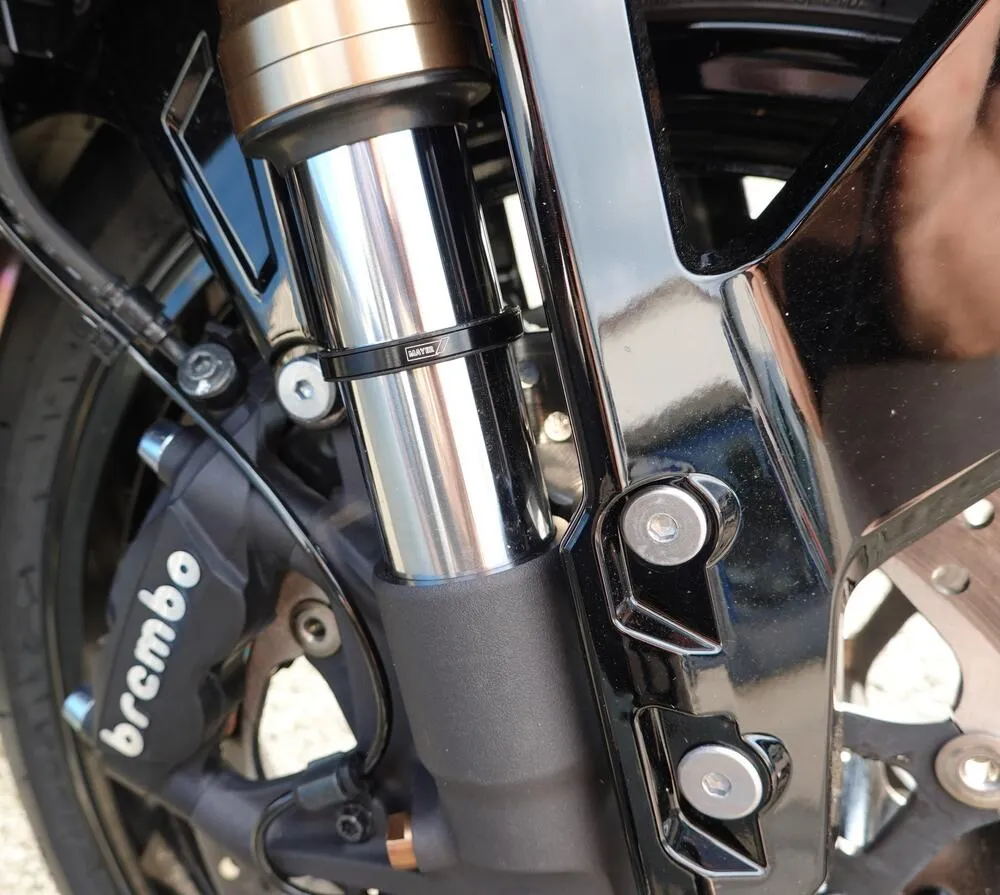 TMP Racing Gabel Federweg Hubindikator Set - 30-33 mm - schwarz