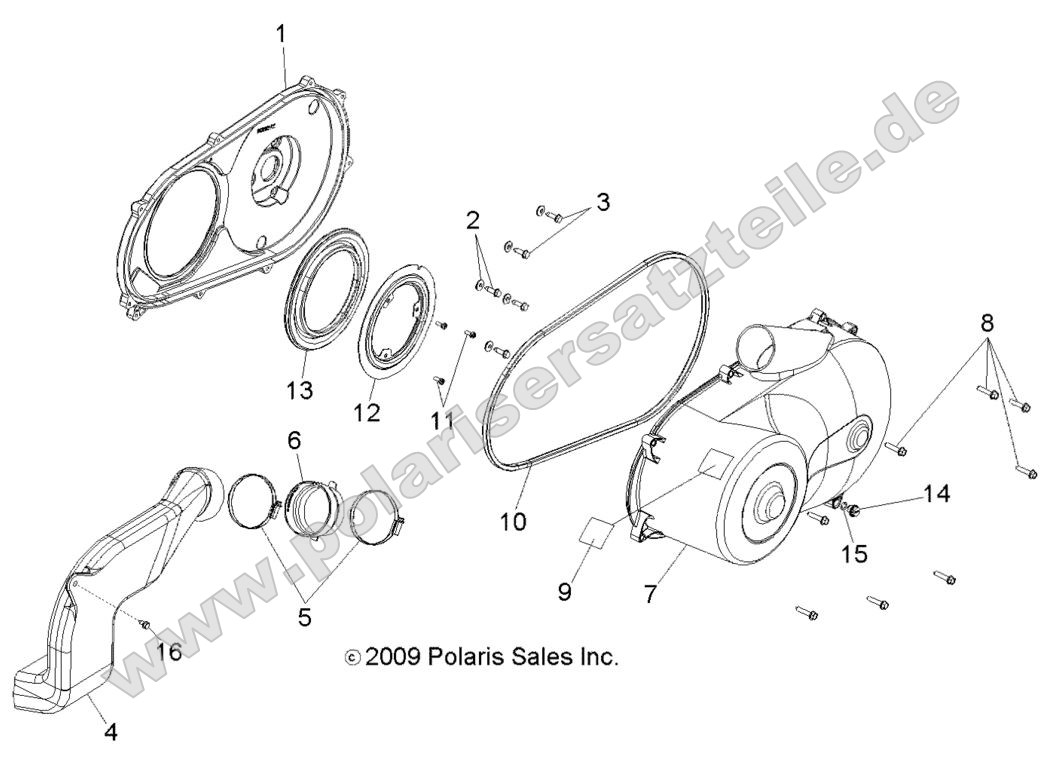 Drive Train, Clutch Cover