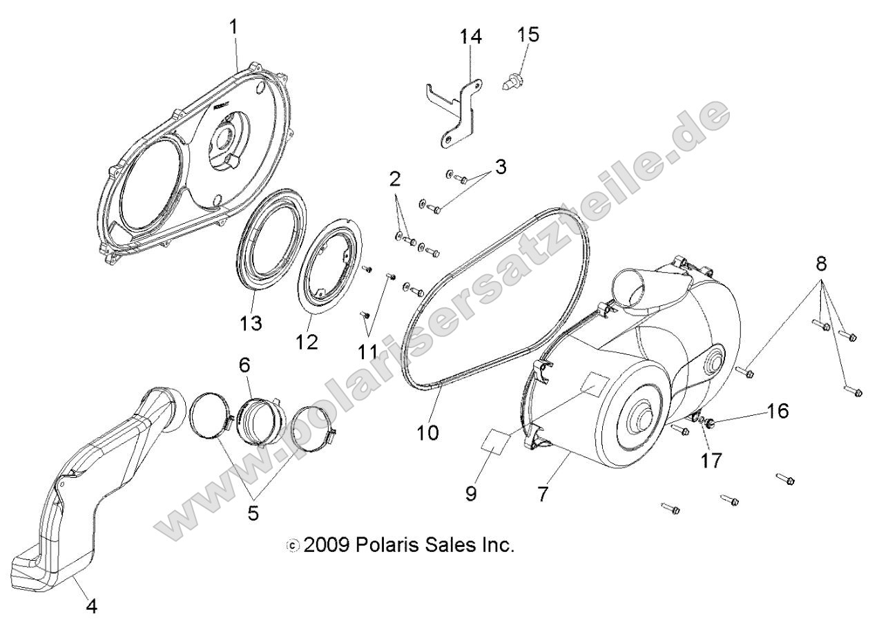 Drive Train, Clutch Cover Drive Train, Clutch Cover