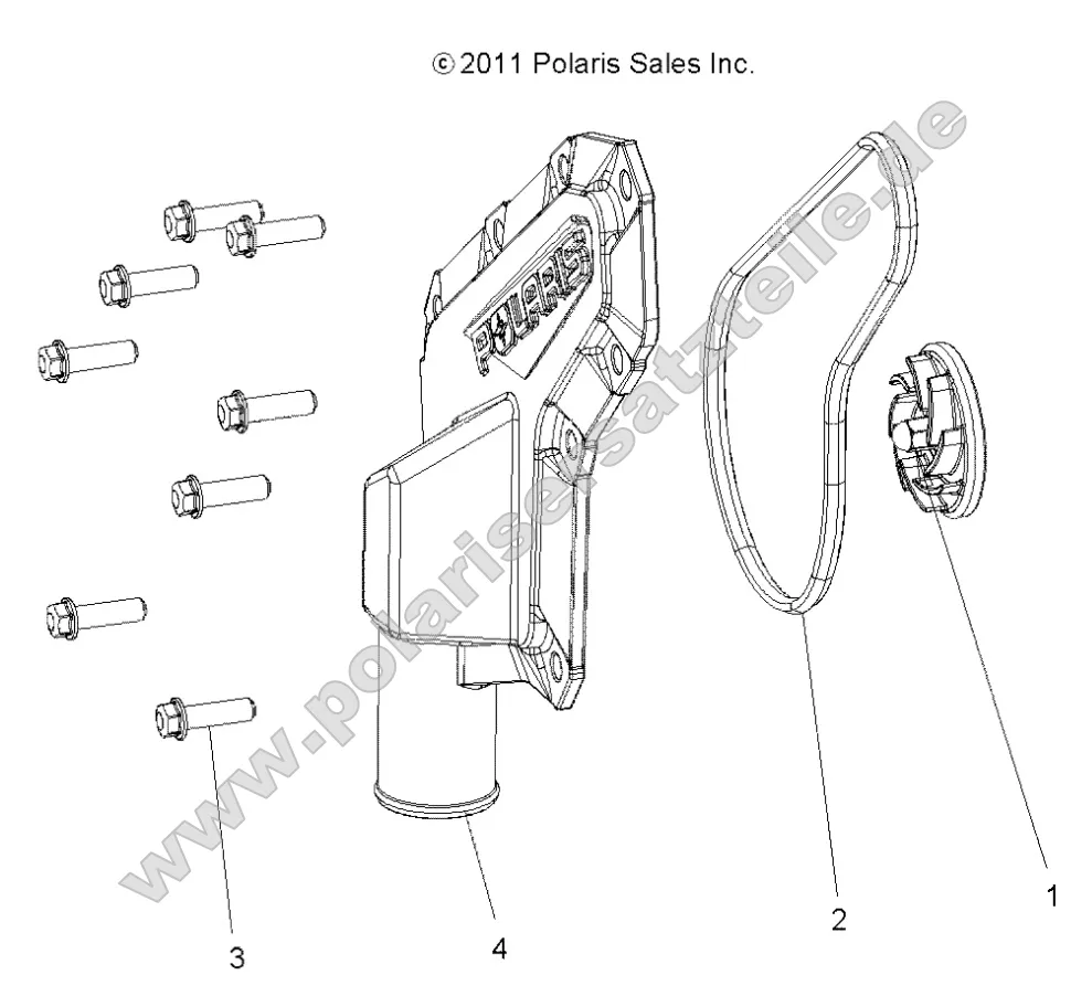 Engine, Waterpump Impeller and Cover Engine, Waterpump Impeller and Cover